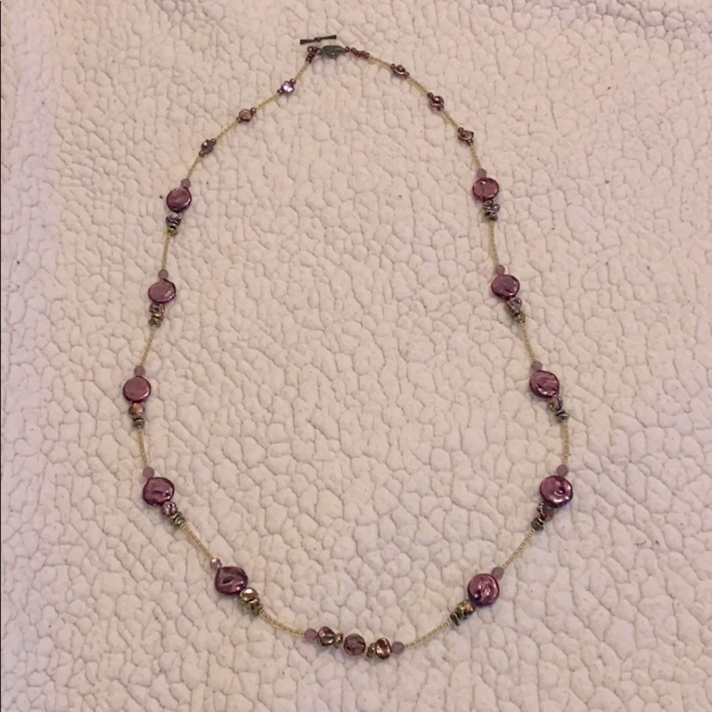 Long beaded necklace